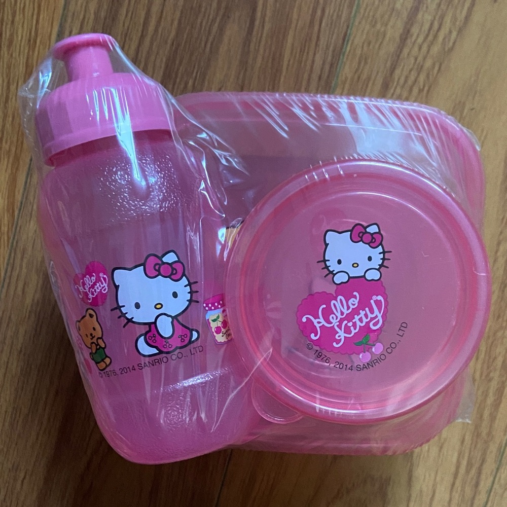 BNWT - Zak! Designs x Sanrio 2014 - Hello Kitty Pink Lunch Set 🎀